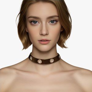 Black punk choker